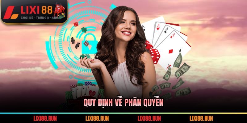 Quy định về phân quyền